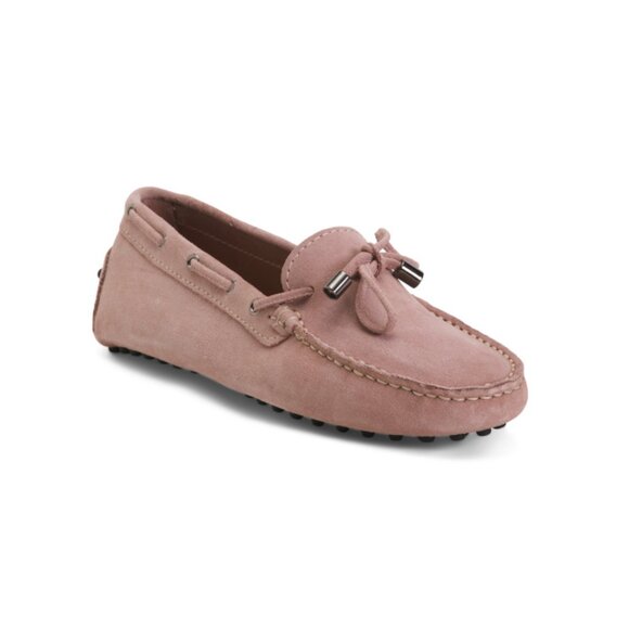 ANTICA CUOIERIA Powder Made In Italy Suede Drivers - Picture 1 of 2